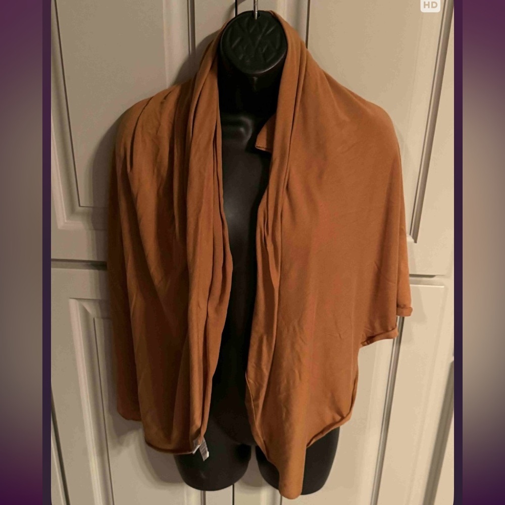 Copper pearl Stylish Tan Shawl Wrap